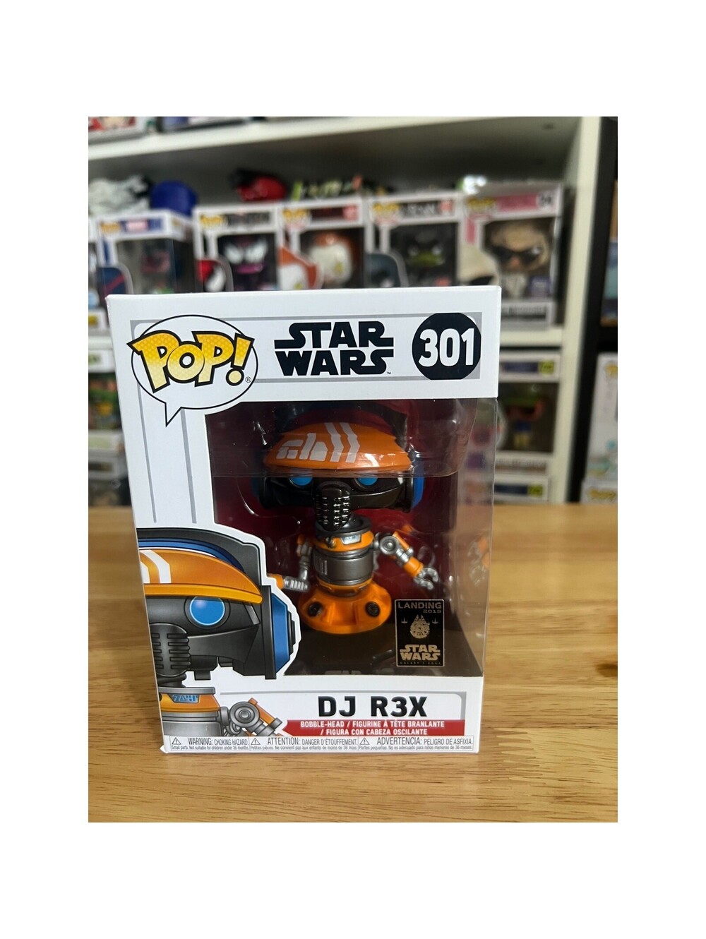 VAULTED EXCLUSIVE DJ R3X Star Wars Funko Pop #301 Disney Parks Galaxy's Edge TV